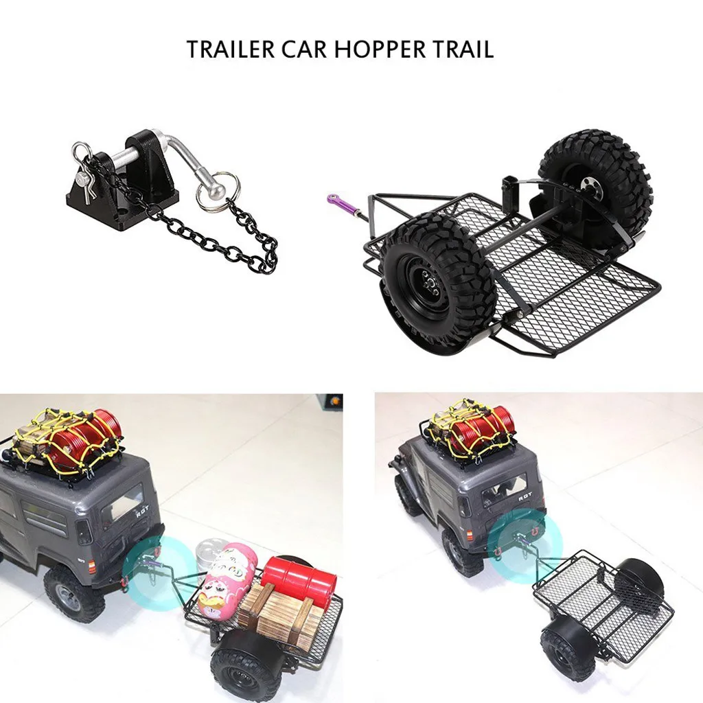 Trailer Car Hopper Trail with Chain Hook for Traxxas HSP Axial SCX10 HPI RC Car Control Car Toys for Children
Trailer Car Hopper Trail with Chain Hook for Traxxas HSP Axial SCX10 HPI RC Car Control Car Toys for Children