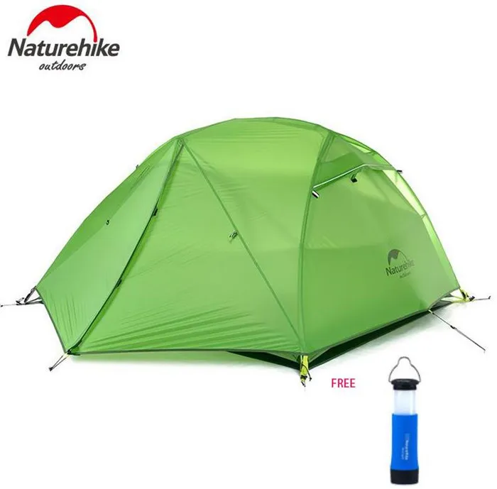 NatureHike 210T/ 20D Silicone Fabric Waterproof Double-Layer 2 Person 4 Season Aluminum Rod Outdoor Camping Tent
NatureHike 210T/ 20D Silicone Fabric Waterproof Double-Layer 2 Person 4 Season Aluminum Rod Outdoor Camping Tent