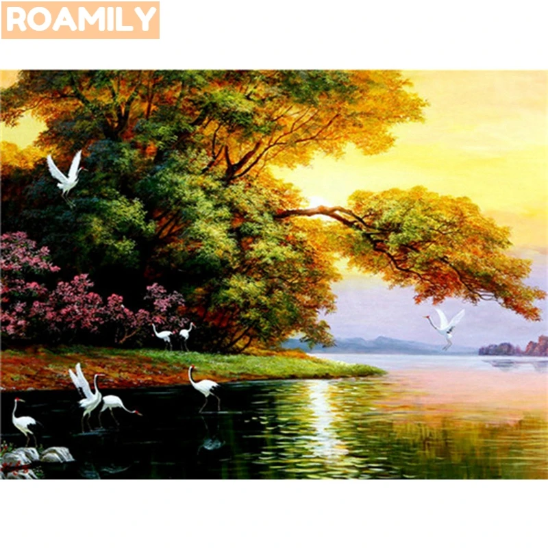 5D Diamond Painting Landscape,Nature,"Tree Lake Bird",Diamond Embroidery Cross Stitch,DIY Home Decor,Full Square/Round Pebble
5D Diamond Painting Landscape,Nature,"Tree Lake Bird",Diamond Embroidery Cross Stitch,DIY Home Decor,Full Square/Round Pebble