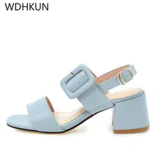 WDHKUN/Женская обувь босоножки на высоком каблуке элегантные
