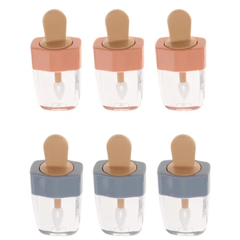 3 Pieces 5ML Empty Lip Gloss Tube Lipstick DIY Containers with Rubber Inserts Ice Cream Design
3 Pieces 5ML Empty Lip Gloss Tube Lipstick DIY Containers with Rubber Inserts Ice Cream Design