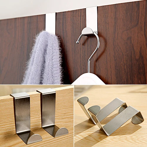 2PCS Stainless Steel Home Kitchen Wall Door Hook Hanger Hanging Coat Hooks Holder
2PCS Stainless Steel Home Kitchen Wall Door Hook Hanger Hanging Coat Hooks Holder