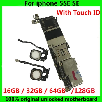 original motherboard for iphone 5SE SE 16GB 32GB 64GB Free iCloud unlocked IOS system logic board With / NO Touch ID mainboard
original motherboard for iphone 5SE SE 16GB 32GB 64GB Free iCloud unlocked IOS system logic board With / NO Touch ID mainboard