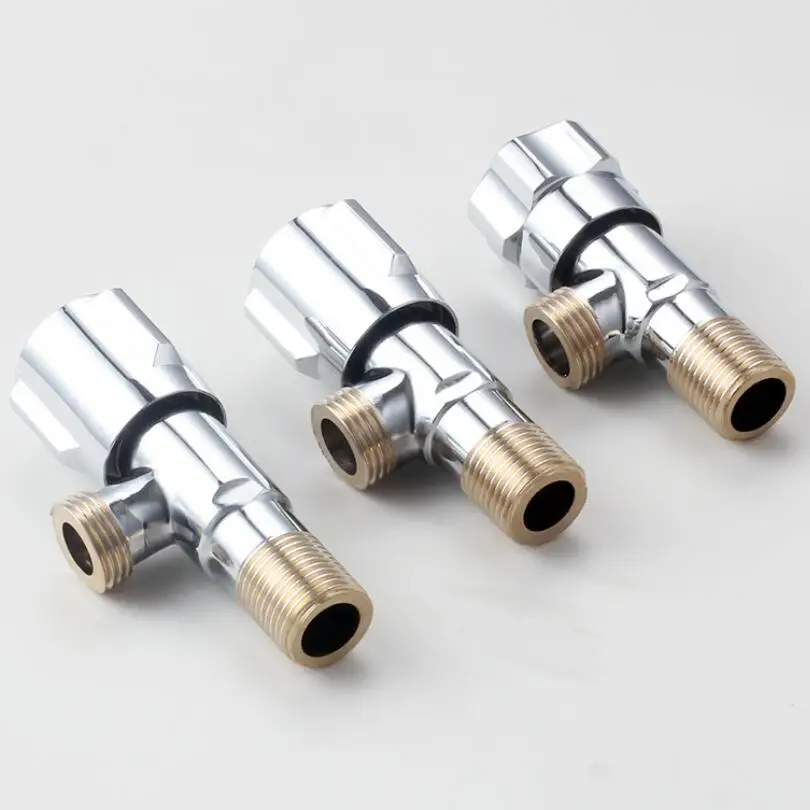 G1/2*G1/2 Brass Thickening Three-way Water Heater Triangle Valve Large Flow 4' Angle Valve Toilet Faucet Inlet Water Valve
G1/2*G1/2 Brass Thickening Three-way Water Heater Triangle Valve Large Flow 4' Angle Valve Toilet Faucet Inlet Water Valve