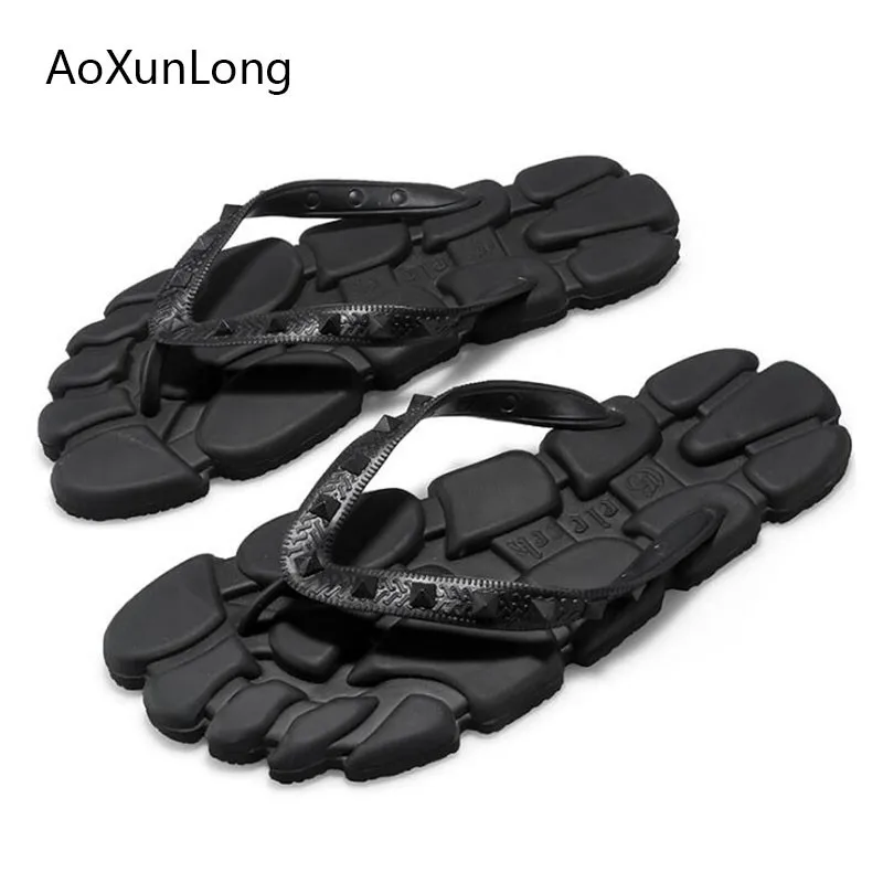 AoXunLong Men Summer Flip-Flops Outdoor Fashion Massage Slippers Men Non-Slip Beach Flip-Flops Black EU 39-44 Men Flip-Flops Hot
AoXunLong Men Summer Flip-Flops Outdoor Fashion Massage Slippers Men Non-Slip Beach Flip-Flops Black EU 39-44 Men Flip-Flops Hot