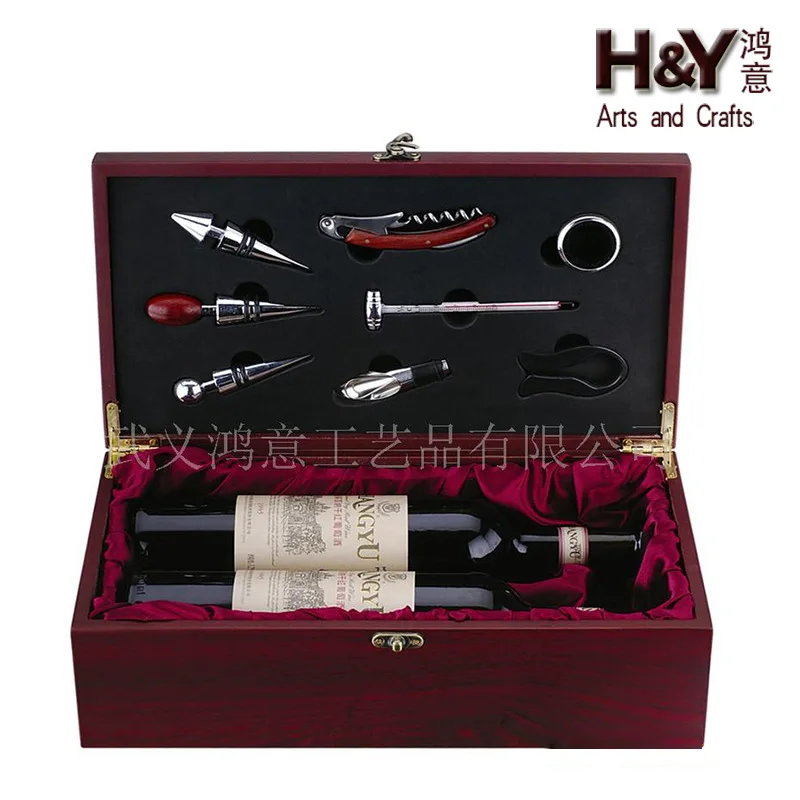 Manufacturers supply high-grade refined imitation mahogany double Wine wine packing box wine gift box custom paint box
Manufacturers supply high-grade refined imitation mahogany double Wine wine packing box wine gift box custom paint box