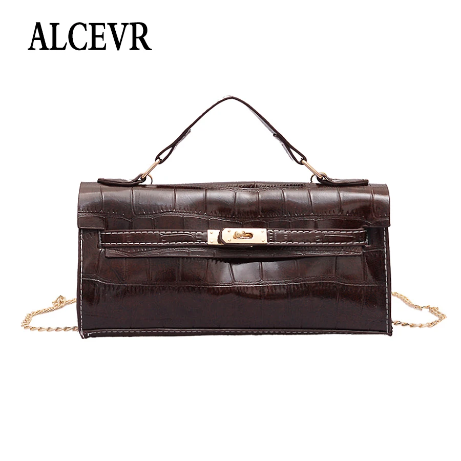 ALCEVR All-Match Party Wedding Handbags For Women Beautiful Ladies Alligator Pu Leather Shoulder Bags Solid Color Mini Crossbody
ALCEVR All-Match Party Wedding Handbags For Women Beautiful Ladies Alligator Pu Leather Shoulder Bags Solid Color Mini Crossbody