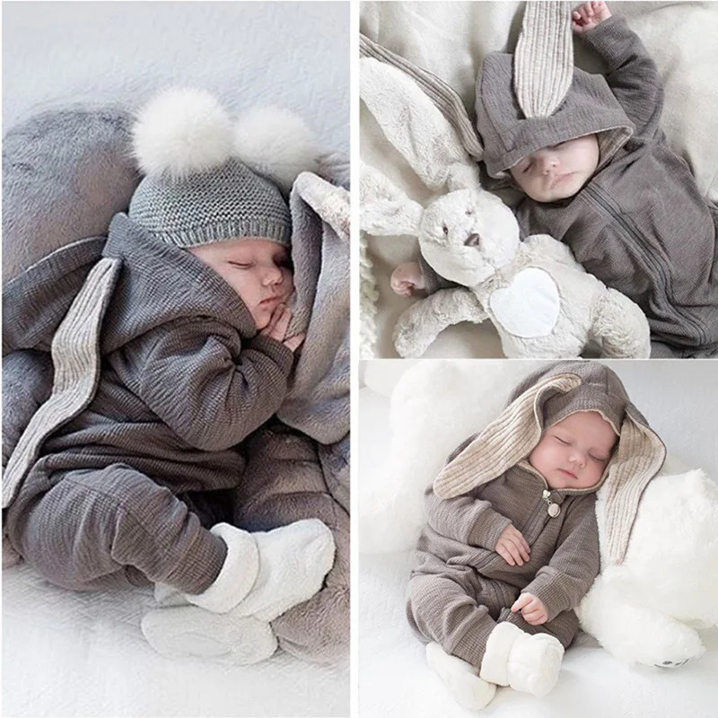 Newborn Infant Baby Girl Boy Clothes Cute 3D Bunny Ear Romper Jumpsuit Playsuit Autumn Winter Warm Bebes Rompers One Piece
Newborn Infant Baby Girl Boy Clothes Cute 3D Bunny Ear Romper Jumpsuit Playsuit Autumn Winter Warm Bebes Rompers One Piece