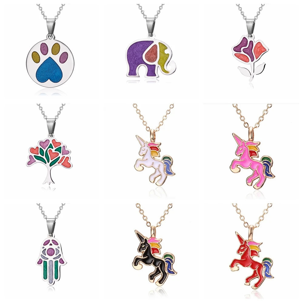 Rinhoo Cartoon Unicorns Horse necklace dog paw elephant stainless Steel women men Children gift animal Pendants Necklace
Rinhoo Cartoon Unicorns Horse necklace dog paw elephant stainless Steel women men Children gift animal Pendants Necklace