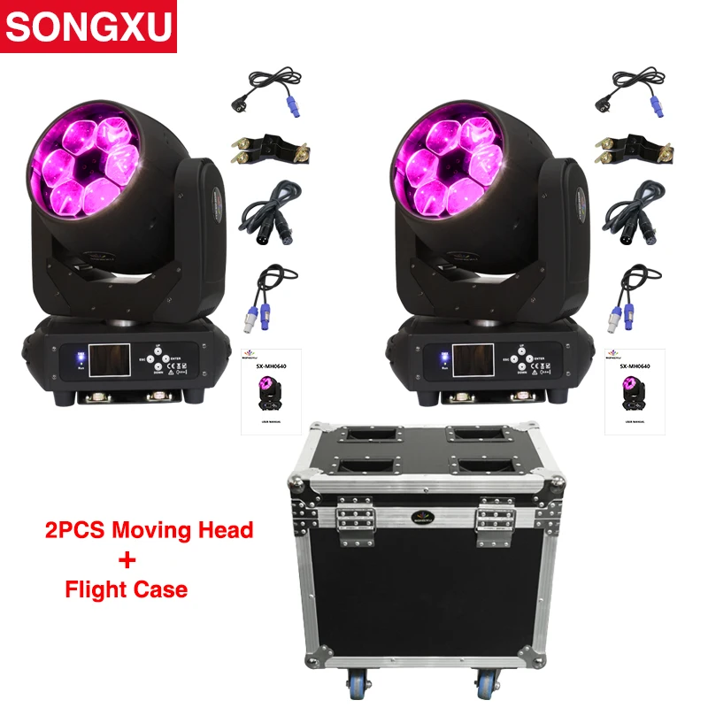 Bee Eyes Moving Head Light 6x40W RGBW 4in1LED Beam Wash Moving Head Light with Flight Case/SX-MH0640
Bee Eyes Moving Head Light 6x40W RGBW 4in1LED Beam Wash Moving Head Light with Flight Case/SX-MH0640