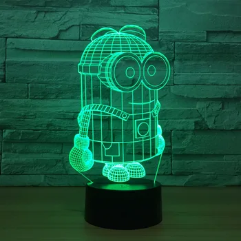 Bluetooth Player with Banana People 3D LED Lamp Bluetooth Speaker Bedside Indoor Decoration Color Change Light for Children Gift
Bluetooth Player with Banana People 3D LED Lamp Bluetooth Speaker Bedside Indoor Decoration Color Change Light for Children Gift
