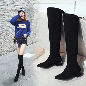 Nice New Autumn Warm Women Jeans Boots ,Office Ladies Winter Elegant Boots Low Heels Quality Dress Shoes Women With Knee-High
Nice New Autumn Warm Women Jeans Boots ,Office Ladies Winter Elegant Boots Low Heels Quality Dress Shoes Women With Knee-High