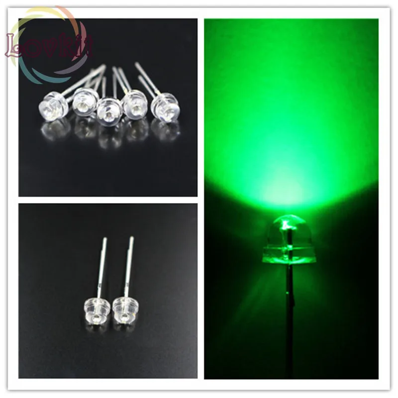 High Quality 1000PCS 5mm straw hat Green super bright light-emitting diode DIP LED astigmia Electronic Components Wholesale
High Quality 1000PCS 5mm straw hat Green super bright light-emitting diode DIP LED astigmia Electronic Components Wholesale