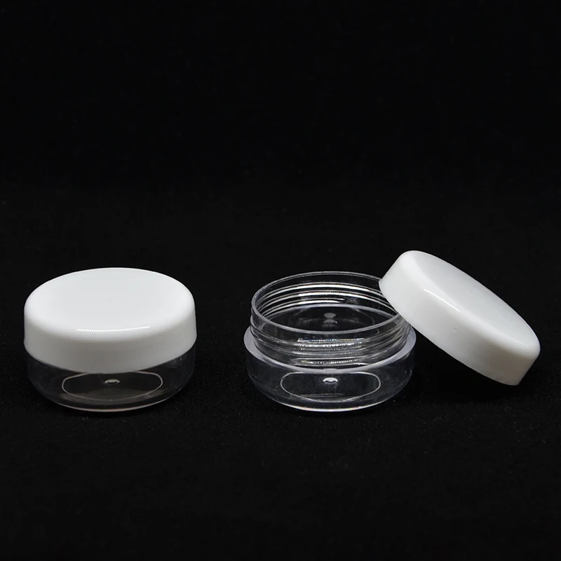 10ML 50PCS transparent small cream bottle jars pot 10G container empty cosmetic plastic sample container for nail art storage
10ML 50PCS transparent small cream bottle jars pot 10G container empty cosmetic plastic sample container for nail art storage