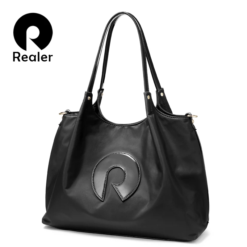 REALER women shoulder bag oxford cloth female casual totes ladies big handbags 2018 new fashion eco-bag for women high quality
REALER women shoulder bag oxford cloth female casual totes ladies big handbags 2018 new fashion eco-bag for women high quality