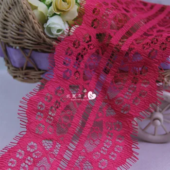 3M / lot rose red and black mascara thin fabrics shape lace dress clothing excipients lining materials wide 10.5CM GRL0282
3M / lot rose red and black mascara thin fabrics shape lace dress clothing excipients lining materials wide 10.5CM GRL0282