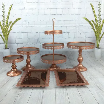 6pcs Gold white Silver Pink Mirror Cake Stand Set Round Metal Crystal Cupcake Dessert Display Pedestal Wedding Party Display
6pcs Gold white Silver Pink Mirror Cake Stand Set Round Metal Crystal Cupcake Dessert Display Pedestal Wedding Party Display