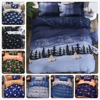 New Creative Blue Night 3/4 pcs Bedding Set Soft Cotton Bed Linens Single Twin Full Double Queen Super King Big Size Duvet Cover 
New Creative Blue Night 3/4 pcs Bedding Set Soft Cotton Bed Linens Single Twin Full Double Queen Super King Big Size Duvet Cover