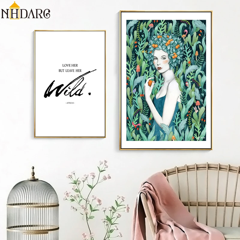 Nordic Green Natural Flower Girl Sweet Fresh Posters And Prints Canvas Art Painting Wall Pictures For Living Room Home Decor
Nordic Green Natural Flower Girl Sweet Fresh Posters And Prints Canvas Art Painting Wall Pictures For Living Room Home Decor