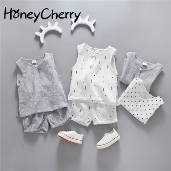 2020 New Summer set Boys' S Casual Cotton Vest Suit Children Comfortable Two Piece Girls Clothing Sets Jumpsuits 
2020 New Summer set Boys' S Casual Cotton Vest Suit Children Comfortable Two Piece Girls Clothing Sets Jumpsuits