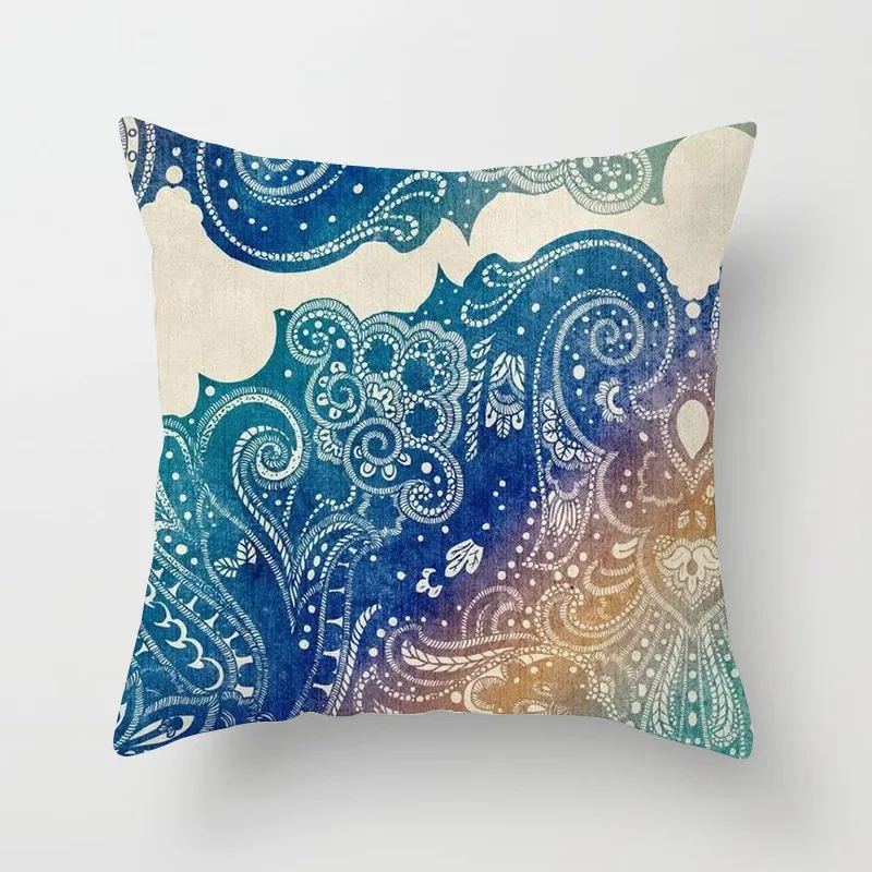 Fuwatacchi Mandala Decoration Cushion Cover Pillow Cover Blue Pink Geometric Floral Print Pillow Cover for decorative pillows
Fuwatacchi Mandala Decoration Cushion Cover Pillow Cover Blue Pink Geometric Floral Print Pillow Cover for decorative pillows