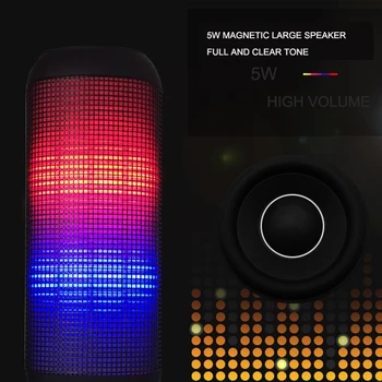 Bluetooth Speaker Plastic Fashion Led Color Discoloration Change Card Wireless Low Audio Outdoor Portable Four Colors
Bluetooth Speaker Plastic Fashion Led Color Discoloration Change Card Wireless Low Audio Outdoor Portable Four Colors
