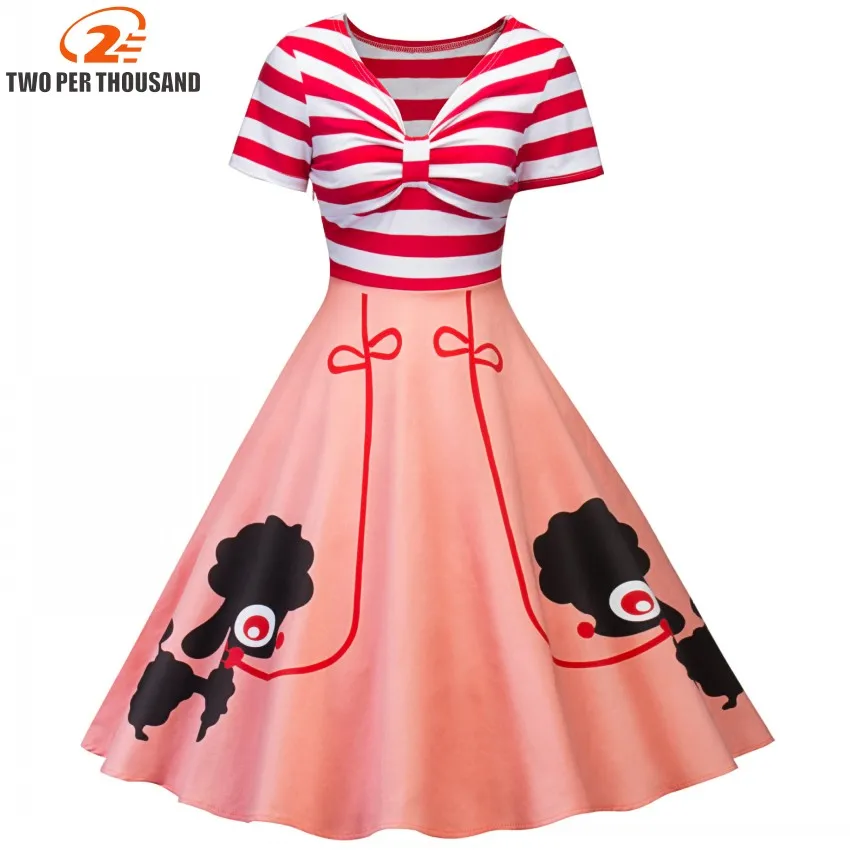 Women Rockabilly Vintage Dress 2018 Retro Pin Up Hepburn V-neck Bow Tunic Swing Woman Dresses Female Vestidos 50s 60s Vestido
Women Rockabilly Vintage Dress 2018 Retro Pin Up Hepburn V-neck Bow Tunic Swing Woman Dresses Female Vestidos 50s 60s Vestido