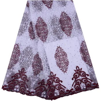 Fashion African Tulle Lace Fabric High Quality Wine Nigerian Lace Fabric 2019 Milk Silk Lace With Stones For Wedding Y1483
Fashion African Tulle Lace Fabric High Quality Wine Nigerian Lace Fabric 2019 Milk Silk Lace With Stones For Wedding Y1483