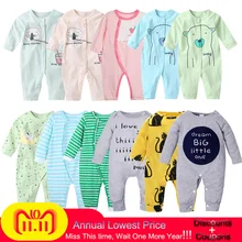 Outono Macacão de Bebê de Natal Do Bebê Menino Roupas de bebê Recém-nascido Roupas de Algodão Baby Girl Roupas Roupas Infantis Macacões Macacão de Recém-nascidos(China)