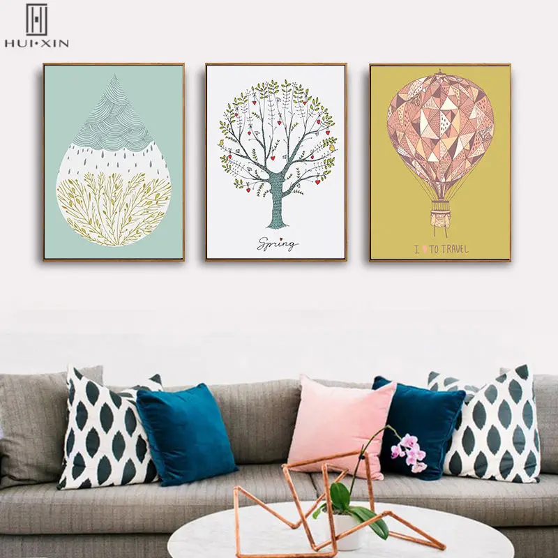 Cartoon Woods Branch In A Drop-shape Fire Ballon Red Hearts On Tree Decorative Canvas Painting Picture Wall Print For Home Decor
Cartoon Woods Branch In A Drop-shape Fire Ballon Red Hearts On Tree Decorative Canvas Painting Picture Wall Print For Home Decor