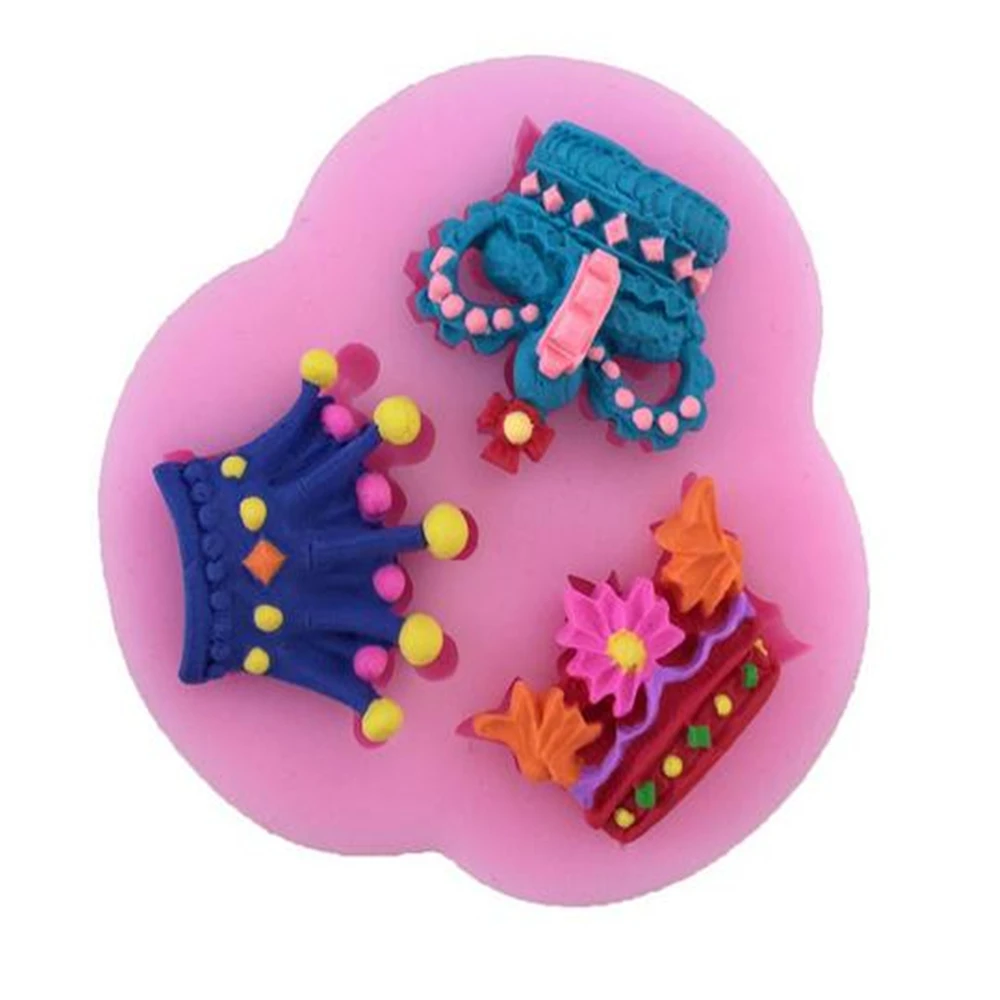 DIY Tools about 3 different Crowns for Girls Liquid Silicone Cake Mold/Pastry Mould/Jello Pudding/Chocolate Molds/Ice Cube/Soap
DIY Tools about 3 different Crowns for Girls Liquid Silicone Cake Mold/Pastry Mould/Jello Pudding/Chocolate Molds/Ice Cube/Soap