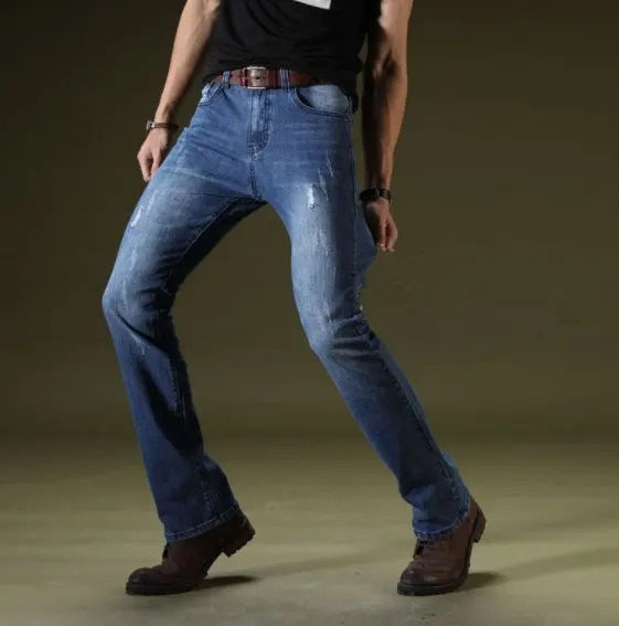 Spring Autumn Men Retro Denim Jeans Pants Slim Fit Jeans Trousers for Men Stretch Boot Cut Jeans Homme
Spring Autumn Men Retro Denim Jeans Pants Slim Fit Jeans Trousers for Men Stretch Boot Cut Jeans Homme