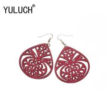 YULUCH 1 Pair Fashion Africa Earrings Eco-friendly Wood Earrings Jewelry 4 colors Woman Wooden Earrings For Women
YULUCH 1 Pair Fashion Africa Earrings Eco-friendly Wood Earrings Jewelry 4 colors Woman Wooden Earrings For Women