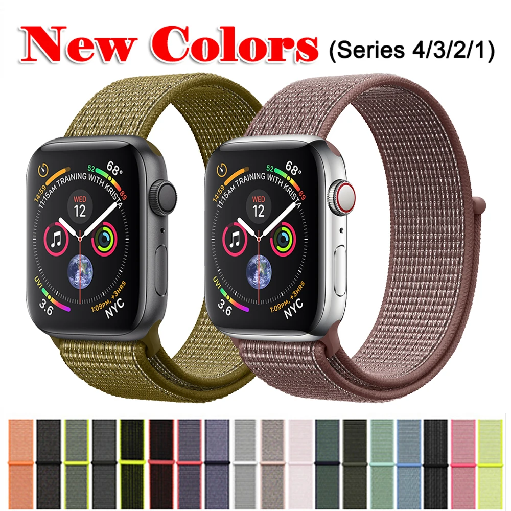 EIMO Sport Loop For Apple Watch band 4 42mm 44mm iwatch Series 4/3/2/1 38mm 40mm Nylon strap correa wrist bracelet Accessories
EIMO Sport Loop For Apple Watch band 4 42mm 44mm iwatch Series 4/3/2/1 38mm 40mm Nylon strap correa wrist bracelet Accessories