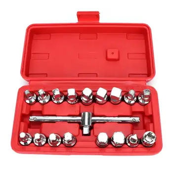 Car Lubrication System 18Pcs Stainless Steel Oil Drain Oil Plug Tube Pan Screw Sleeve Wrench Kit Car Repair Tools
Car Lubrication System 18Pcs Stainless Steel Oil Drain Oil Plug Tube Pan Screw Sleeve Wrench Kit Car Repair Tools