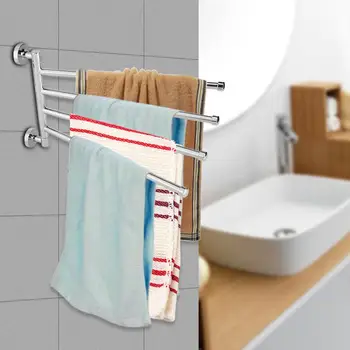 14.17" Anti-rust Stainless Stainless Steel Rotating Towel Rack Bath Rail Hanger Towel Holder 4 Swivel Bars Bathroom Wall Mounted
14.17" Anti-rust Stainless Stainless Steel Rotating Towel Rack Bath Rail Hanger Towel Holder 4 Swivel Bars Bathroom Wall Mounted