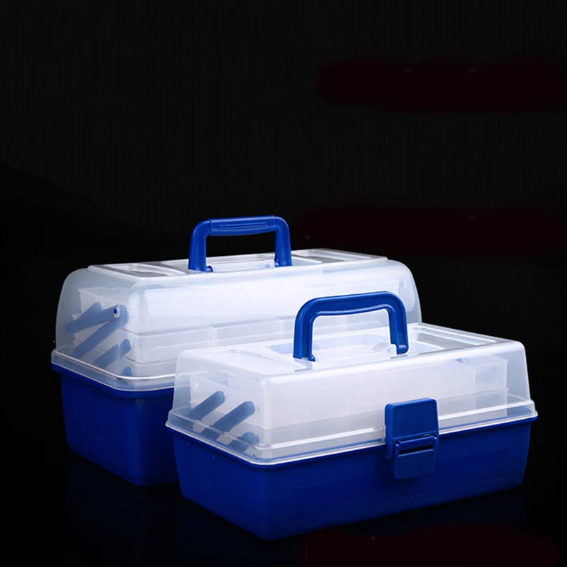 Folded Tool Box Work-box Foldable Toolbox Multifunctional Tool Box Plastic Toolbox Fishing Gear Storage Box
Folded Tool Box Work-box Foldable Toolbox Multifunctional Tool Box Plastic Toolbox Fishing Gear Storage Box
