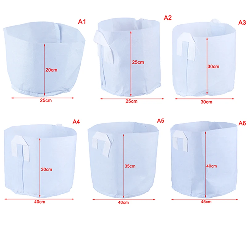 Hot 6 Sizes Biodegradable Non-woven Nursery Bags Plant Grow Bags Fabric Seedling Pots Eco-Friendly Aeration Planting Bags
Hot 6 Sizes Biodegradable Non-woven Nursery Bags Plant Grow Bags Fabric Seedling Pots Eco-Friendly Aeration Planting Bags