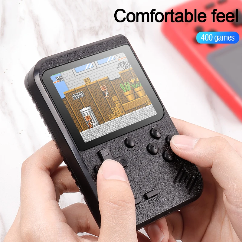 Retro Portable Mini Handheld Game Console 8-Bit 2.8 Inch Color LCD Kids Color Handheld Game Player Built-in 400 games
Retro Portable Mini Handheld Game Console 8-Bit 2.8 Inch Color LCD Kids Color Handheld Game Player Built-in 400 games