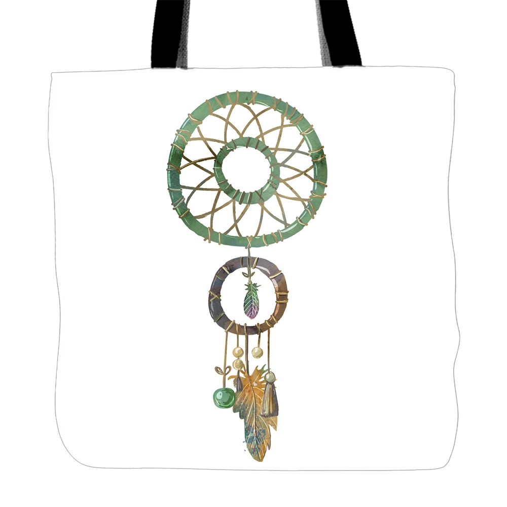 Boho Style Printing Tote Bag For Shopping Travel School Used White Canvas Hand Bags With Double Sided Printing
Boho Style Printing Tote Bag For Shopping Travel School Used White Canvas Hand Bags With Double Sided Printing