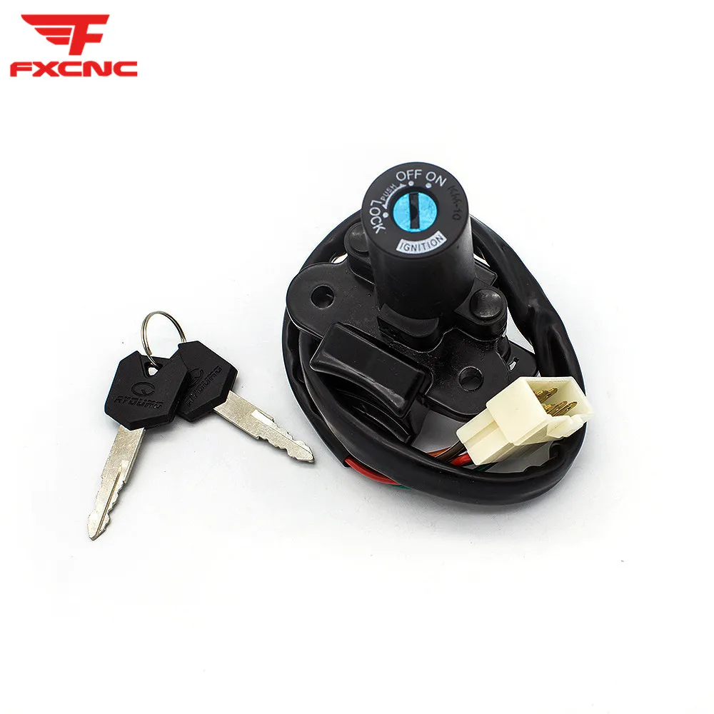 For Kawasaki ZX9R zx9r 1998-2003 2002 2001 2000 1999 12V Motorcycle Ignition Keys Switch Lock Set Motorcycle Accessories
For Kawasaki ZX9R zx9r 1998-2003 2002 2001 2000 1999 12V Motorcycle Ignition Keys Switch Lock Set Motorcycle Accessories