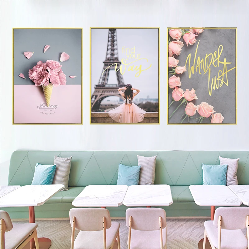 Pink Girl Heart Style Bouquet Iron Tower Flower Canvas Painting Aart Abstract Print Poster Picture Wall Nordic Home Decoration
Pink Girl Heart Style Bouquet Iron Tower Flower Canvas Painting Aart Abstract Print Poster Picture Wall Nordic Home Decoration