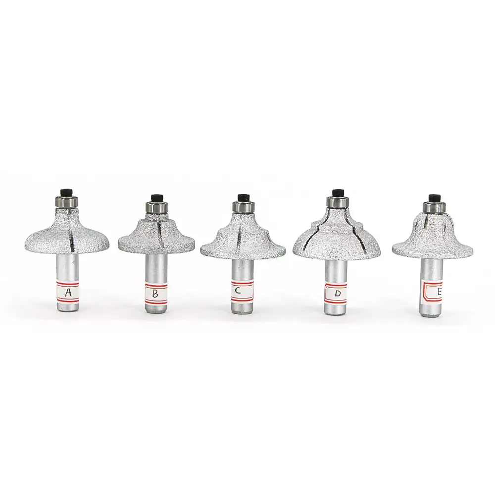 Brazed diamond tool bits