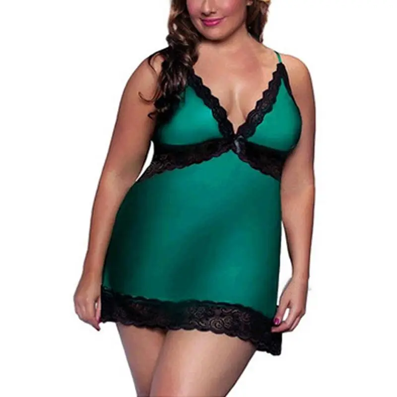 5 Colors Sexy Plus Large Size Female Sleep Skirt Autumn Silk Temptation Underwear Sling Sleeping Dress Lady Nightdress Lace
5 Colors Sexy Plus Large Size Female Sleep Skirt Autumn Silk Temptation Underwear Sling Sleeping Dress Lady Nightdress Lace