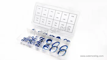 Metric 100 pcs 8 different Sizes Bonded seal kit High quality Bonded Washer seals Self Centering rubber bonded seal boxes
Metric 100 pcs 8 different Sizes Bonded seal kit High quality Bonded Washer seals Self Centering rubber bonded seal boxes