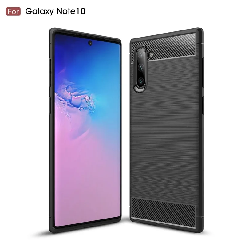 For Samsung Galaxy Note 10 / Note10 Carbon Fibre Case Slim Rugged Armor Shockproof Soft Rubber Silicone Phone Cases Cover Case
For Samsung Galaxy Note 10 / Note10 Carbon Fibre Case Slim Rugged Armor Shockproof Soft Rubber Silicone Phone Cases Cover Case