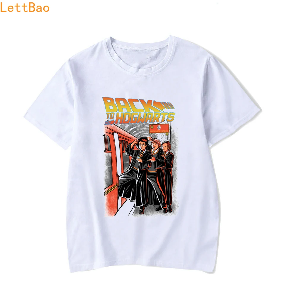 white Cotton summer 2019 Back to the future T shirt men Harry Print Short Sleeve Top & Tee Fashion potter Tshirt Unisex vintage
white Cotton summer 2019 Back to the future T shirt men Harry Print Short Sleeve Top & Tee Fashion potter Tshirt Unisex vintage