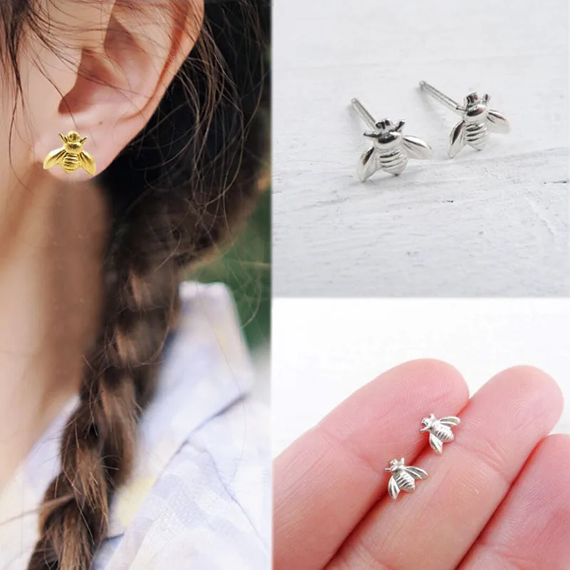 High Quality Allergy Free Women And Girls New Arrival Honey Bee Earring Hot Sale Gifts 1Pair Wedding Unique Gold/Silver Plated
High Quality Allergy Free Women And Girls New Arrival Honey Bee Earring Hot Sale Gifts 1Pair Wedding Unique Gold/Silver Plated