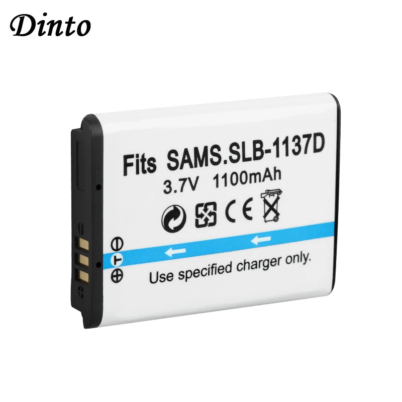 Dinto 1pc 1100mAh SLB-1137D SLB1137D SLB 1137D Li-20B Li20B K5000 FNP-60 FNP60 Rechargeable Camera Battery for Samsung L74 NV11
Dinto 1pc 1100mAh SLB-1137D SLB1137D SLB 1137D Li-20B Li20B K5000 FNP-60 FNP60 Rechargeable Camera Battery for Samsung L74 NV11