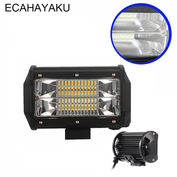 ECAHAYAKU Dual Rows 5" Car LED Light Bar 72W 6000K IP68 Flood Beam for Offroad SUV Truck Trailer 4WD 4x4 ATV Excavator Car-style
ECAHAYAKU Dual Rows 5" Car LED Light Bar 72W 6000K IP68 Flood Beam for Offroad SUV Truck Trailer 4WD 4x4 ATV Excavator Car-style